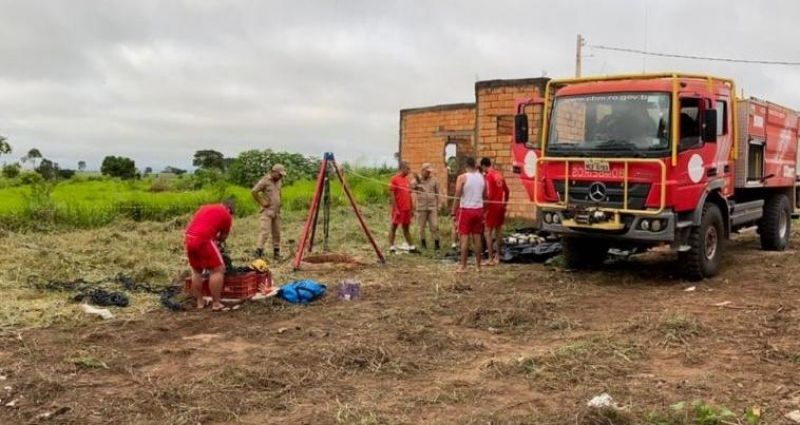 Corpo de homem já em estado avançado de putrefação é encontrado dentro de poço, em Ji-Paraná Corpo de homem já em estado avançado de putrefação é encontrado dentro de poço, em Ji-Paraná