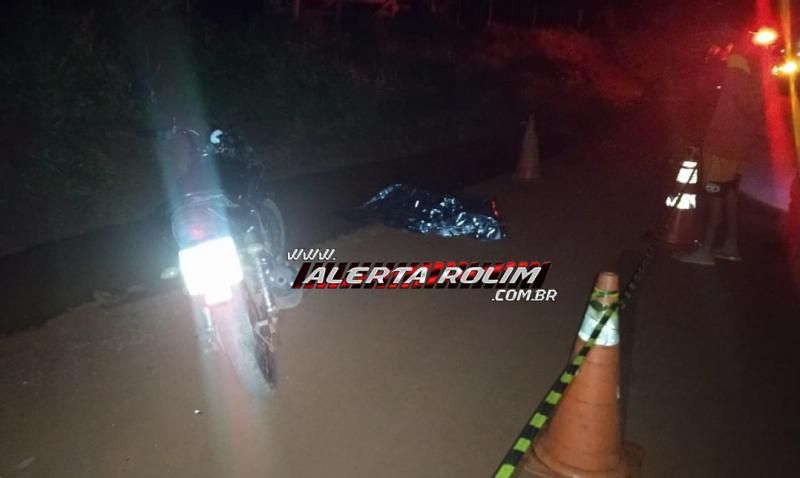 Homem morre ao sofrer queda de moto na Linha 188, em Rolim de Moura Homem morre ao sofrer queda de moto na Linha 188, em Rolim de Moura