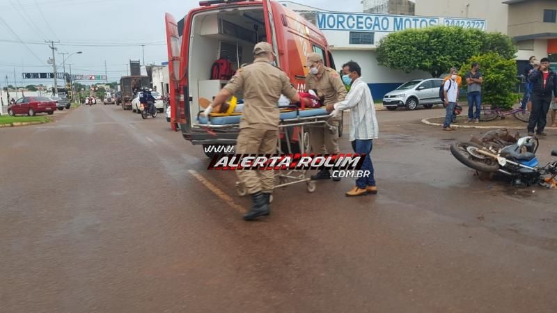 Mais um Mototaxista é vítima de acidente de trânsito nessa segunda-feira, em Rolim de Moura Mais um Mototaxista é vítima de acidente de trânsito nessa segunda-feira, em Rolim de Moura