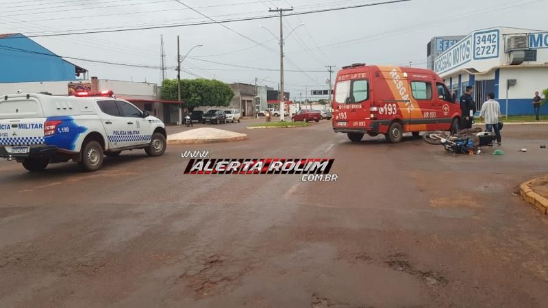 Mais um Mototaxista é vítima de acidente de trânsito nessa segunda-feira, em Rolim de Moura Mais um Mototaxista é vítima de acidente de trânsito nessa segunda-feira, em Rolim de Moura