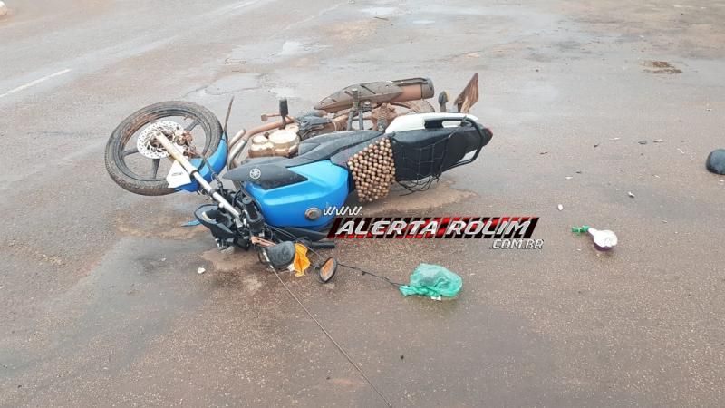 Mais um Mototaxista é vítima de acidente de trânsito nessa segunda-feira, em Rolim de Moura Mais um Mototaxista é vítima de acidente de trânsito nessa segunda-feira, em Rolim de Moura