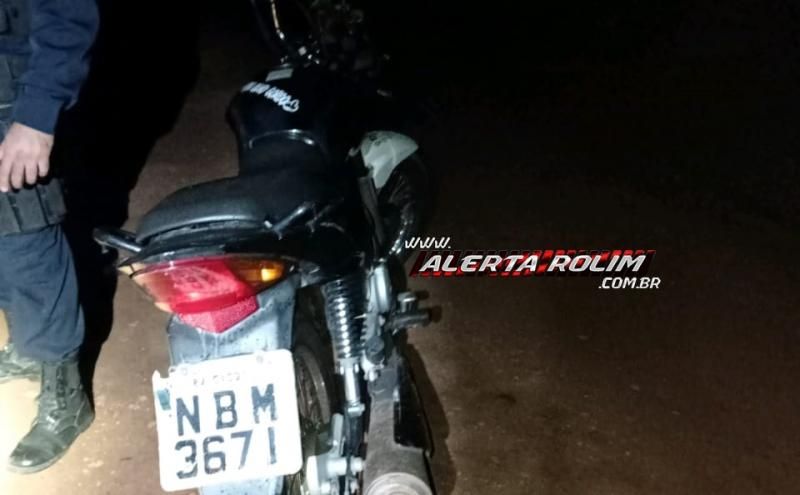 Moto furtada em Cacoal é recuperada pela Polícia Militar em Rolim de Moura Moto furtada em Cacoal é recuperada pela Polícia Militar em Rolim de Moura