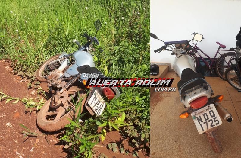 Motocicleta furtada durante a noite em Rolim de Moura é recuperada pela Polícia Militar Motocicleta furtada durante a noite em Rolim de Moura é recuperada pela Polícia Militar