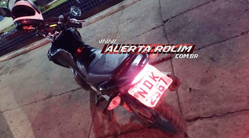 Motocicleta furtada é recuperada pela Polícia Militar em Rolim de Moura Motocicleta furtada é recuperada pela Polícia Militar em Rolim de Moura