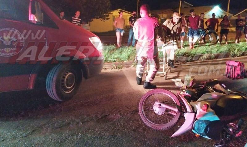 Motociclista fica ferido após bater na traseira de carreta estacionada na Avenida Fortaleza, em Rolim de Moura Motociclista fica ferido após bater na traseira de carreta estacionada na Avenida Fortaleza, em Rolim de Moura