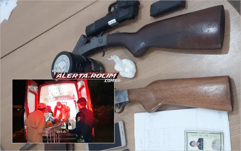 Atualizada - Homem alvejado a tiros não resistiu e foi a óbito no hospital; armas de fogo e drogas foram encontradas na casa da vítima  Atualizada - Homem alvejado a tiros não resistiu e foi a óbito no hospital; armas de fogo e drogas foram encontradas na casa da vítima