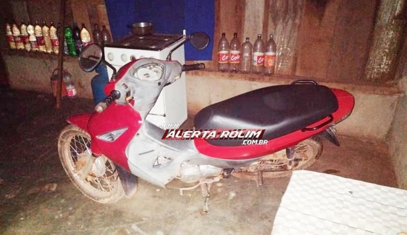Moto roubada é recuperada pela Polícia Militar em Rolim de Moura Moto roubada é recuperada pela Polícia Militar em Rolim de Moura