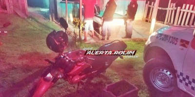 Polícia Militar em Nova Brasilândia recupera motocicleta furtada Polícia Militar em Nova Brasilândia recupera motocicleta furtada