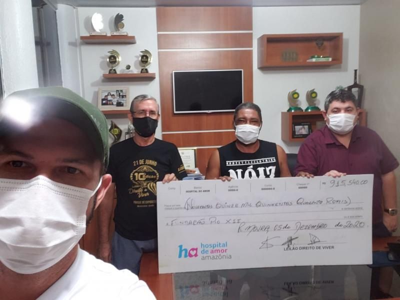 Leilão Direito de Viver de Rolim de Moura presta contas ao Hospital do Amor Leilão Direito de Viver de Rolim de Moura presta contas ao Hospital do Amor