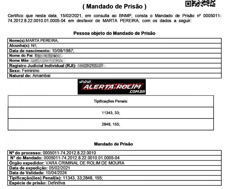 Mulher acusada de crimes de tráfico de drogas e furto é presa pela PM em Rolim de Moura Mulher acusada de crimes de tráfico de drogas e furto é presa pela PM em Rolim de Moura