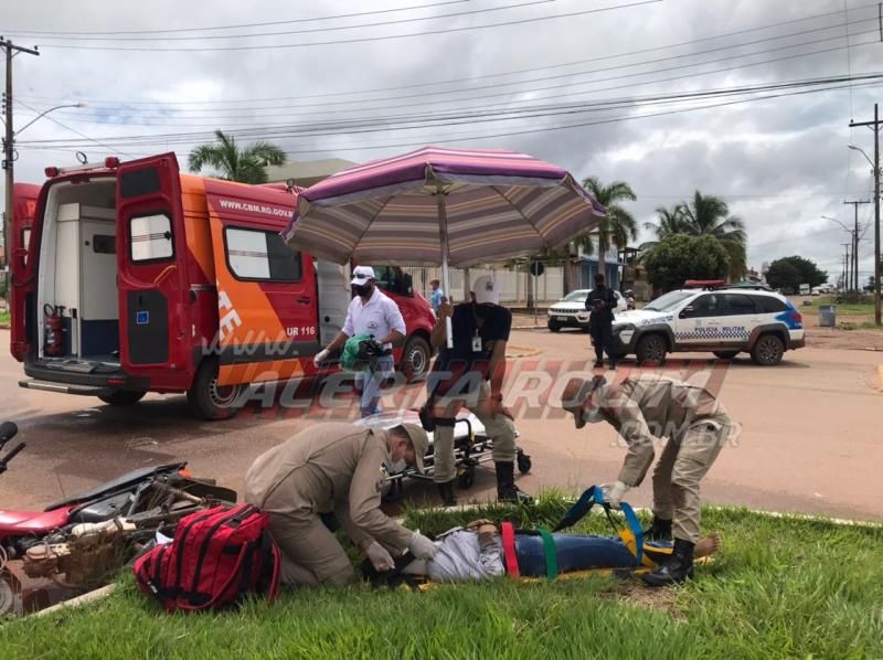 Acidente de trânsito foi registrado nesta manhã de segunda-feira em Rolim de Moura Acidente de trânsito foi registrado nesta manhã de segunda-feira em Rolim de Moura