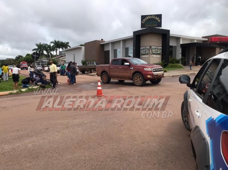 Acidente de trânsito foi registrado nesta manhã de segunda-feira em Rolim de Moura Acidente de trânsito foi registrado nesta manhã de segunda-feira em Rolim de Moura