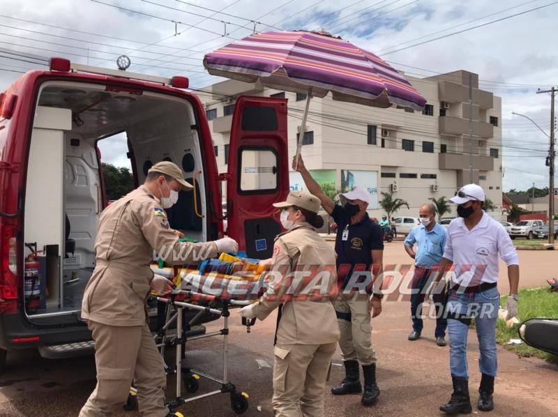 Acidente de trânsito foi registrado nesta manhã de segunda-feira em Rolim de Moura Acidente de trânsito foi registrado nesta manhã de segunda-feira em Rolim de Moura
