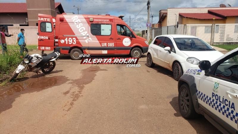 Colisão entre carro e moto é registrada no Jequitibá em Rolim de Moura Colisão entre carro e moto é registrada no Jequitibá em Rolim de Moura