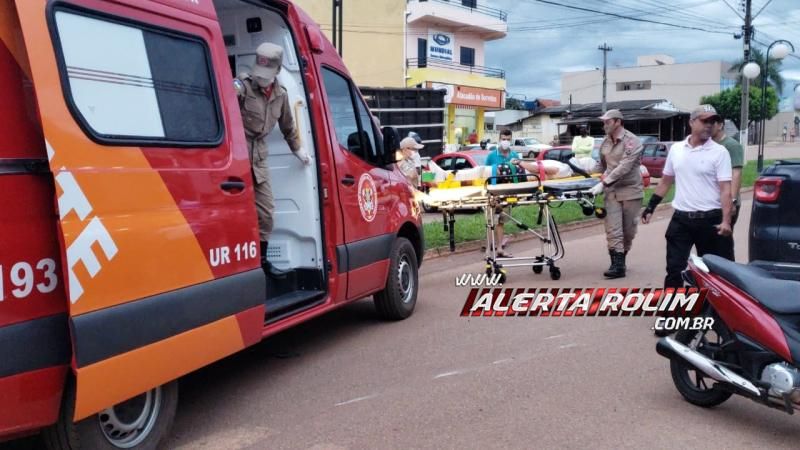 Atualizada - Motociclista menor de idade fratura perna após colidir na traseira de outra moto no Centro de Rolim de Moura Atualizada - Motociclista menor de idade fratura perna após colidir na traseira de outra moto no Centro de Rolim de Moura