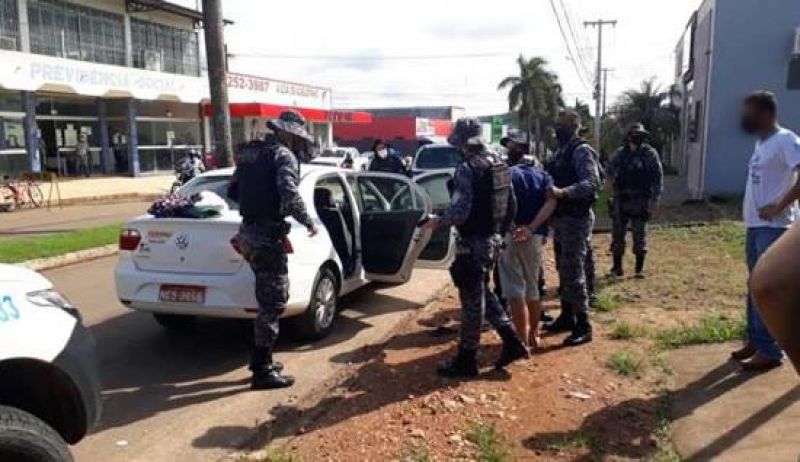 Polícia Militar interrompe sequestro em andamento, em Ouro Preto do Oeste Polícia Militar interrompe sequestro em andamento, em Ouro Preto do Oeste