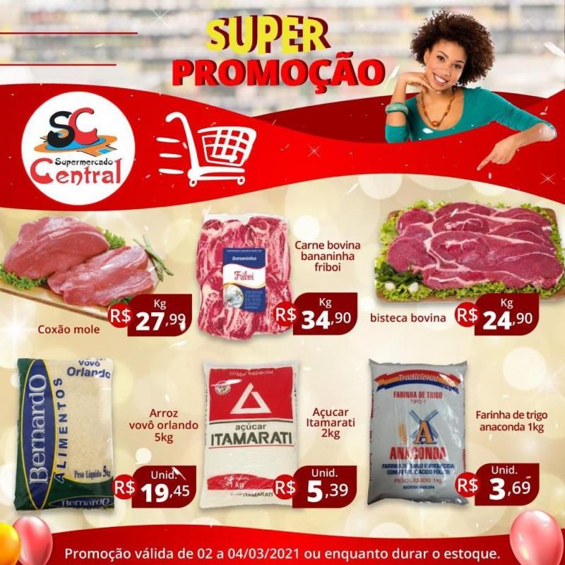 Promoção Supermercado Central, em Rolim de Moura Promoção Supermercado Central, em Rolim de Moura