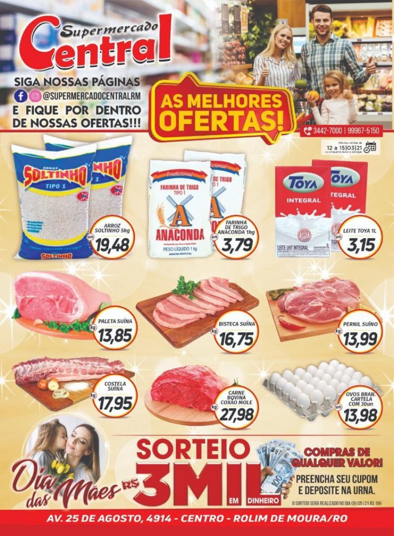 Promoção Supermercado Central, em Rolim de Moura Promoção Supermercado Central, em Rolim de Moura
