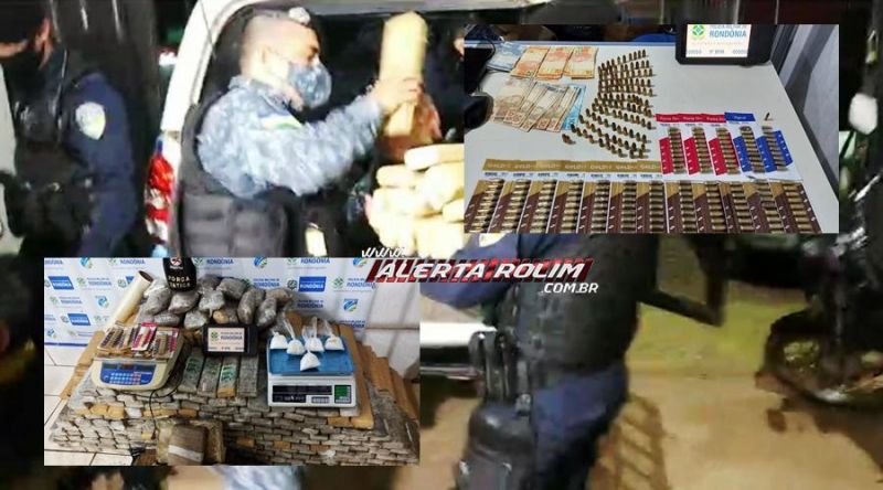 Quase meia tonelada de droga é apreendida pela Polícia Militar do 9º Batalhão em Porto Velho Quase meia tonelada de droga é apreendida pela Polícia Militar do 9º Batalhão em Porto Velho