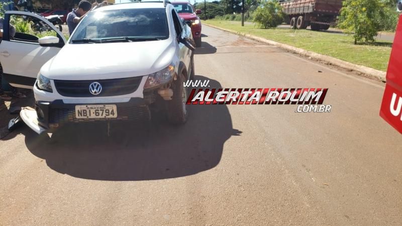 Acidente envolvendo carro e moto resulta em um ferido nesta manhã de quarta-feira em Rolim de Moura Acidente envolvendo carro e moto resulta em um ferido nesta manhã de quarta-feira em Rolim de Moura
