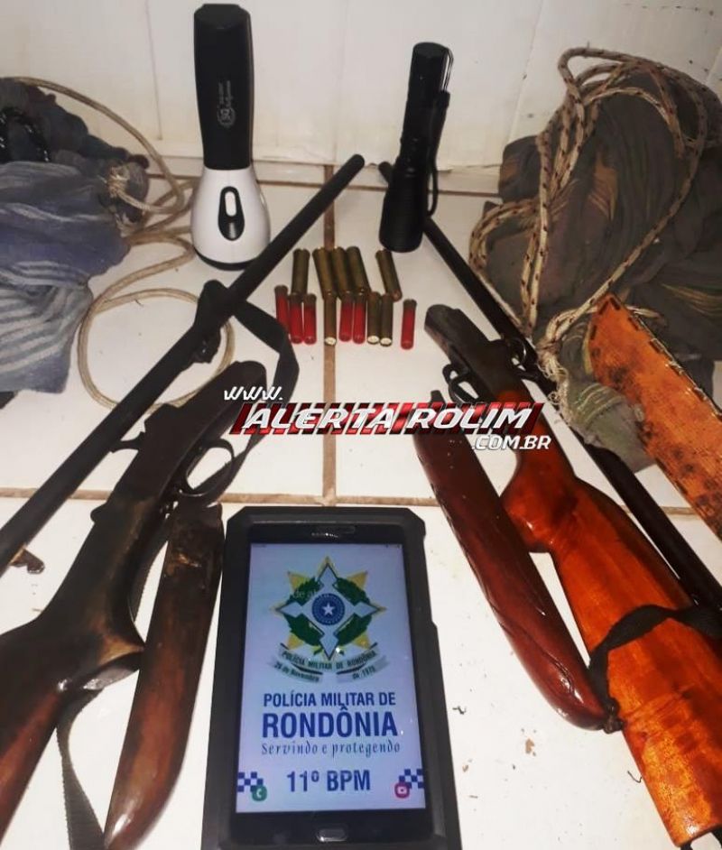 Dois homens são presos com duas armas de fogo e munições em Seringueiras, durante trabalho em conjunto da PM e Funai Dois homens são presos com duas armas de fogo e munições em Seringueiras, durante trabalho em conjunto da PM e Funai