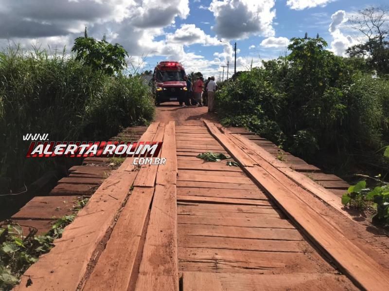 Em menos de uma semana, outro motociclista cai dentro do Rio Anta ao passar pela ponte da Avenida São Luís em Rolim de Moura Em menos de uma semana, outro motociclista cai dentro do Rio Anta ao passar pela ponte da Avenida São Luís em Rolim de Moura
