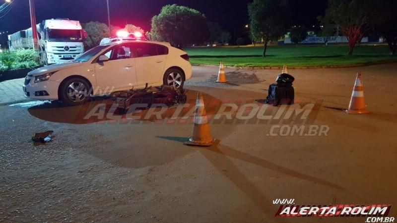 Entregador é socorrido pelos Bombeiros após se envolver em acidente de trânsito em Rolim de Moura Entregador é socorrido pelos Bombeiros após se envolver em acidente de trânsito em Rolim de Moura