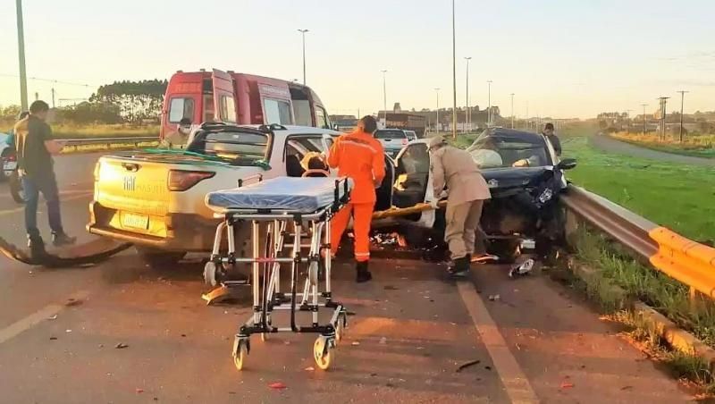 Mulher morre em grave acidente na BR-364 em Vilhena Mulher morre em grave acidente na BR-364 em Vilhena