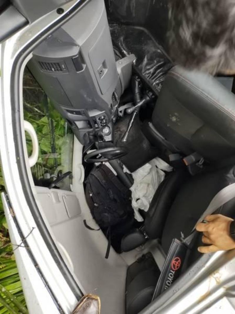 Veículo de funerária capota enquanto ia buscar corpo em Vilhena Veículo de funerária capota enquanto ia buscar corpo em Vilhena