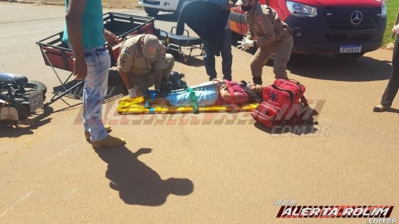 Acidente de trânsito envolvendo duas motocicletas é registrado no bairro industrial em Rolim de Moura Acidente de trânsito envolvendo duas motocicletas é registrado no bairro industrial em Rolim de Moura