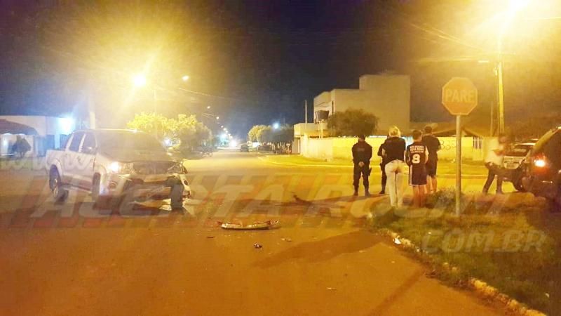 Colisão entre dois veículos é registrada pela PM nesta noite de sexta-feira em Rolim de Moura Colisão entre dois veículos é registrada pela PM nesta noite de sexta-feira em Rolim de Moura