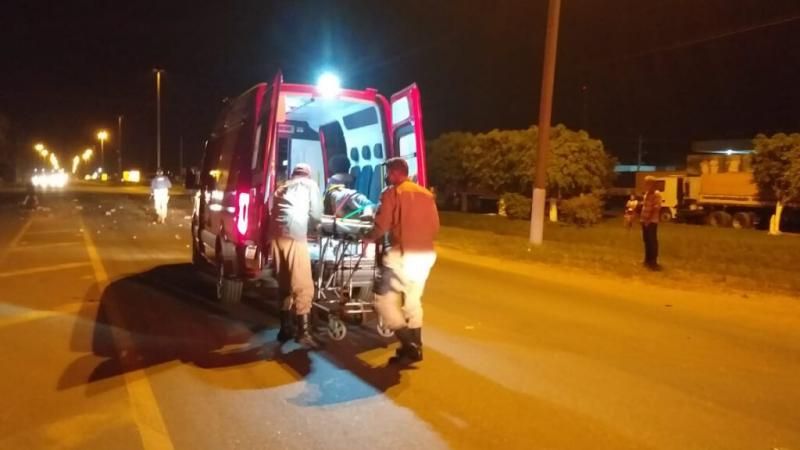 Grave acidente é registrado na noite de domingo em Vilhena Grave acidente é registrado na noite de domingo em Vilhena