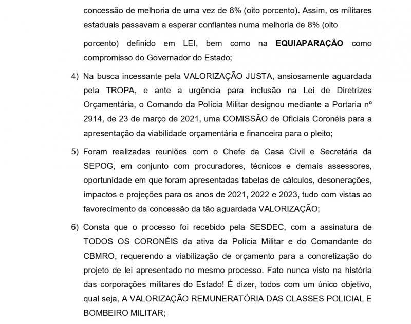 Militares da PM e BM lançam nota pedindo melhorias salariais ao Governo do Estado Militares da PM e BM lançam nota pedindo melhorias salariais ao Governo do Estado