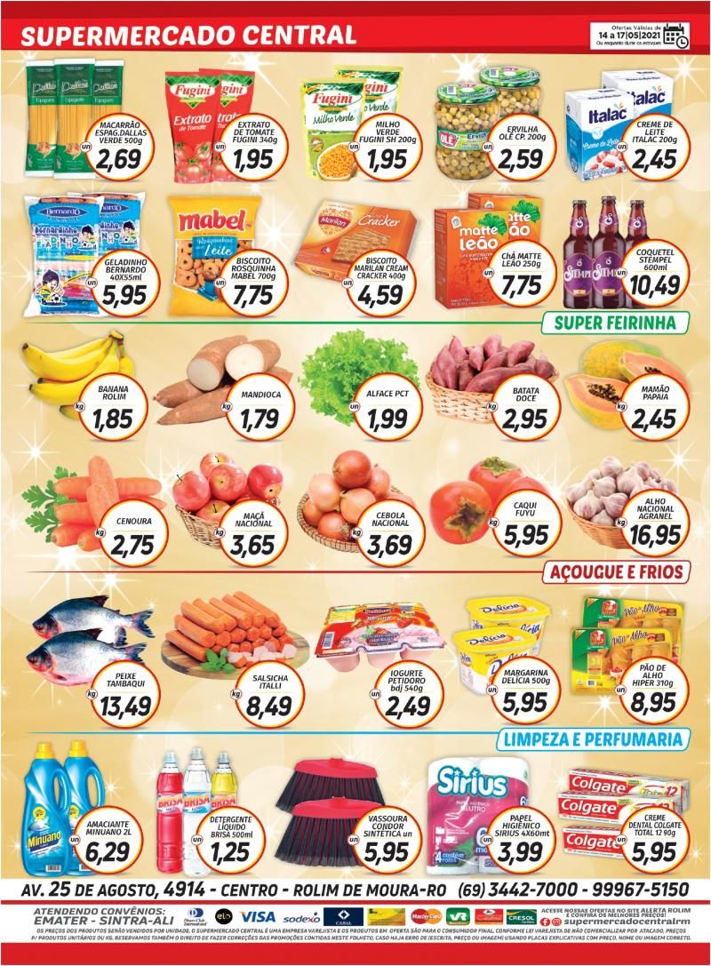 Promoção Supermercado Central, em Rolim de Moura Promoção Supermercado Central, em Rolim de Moura