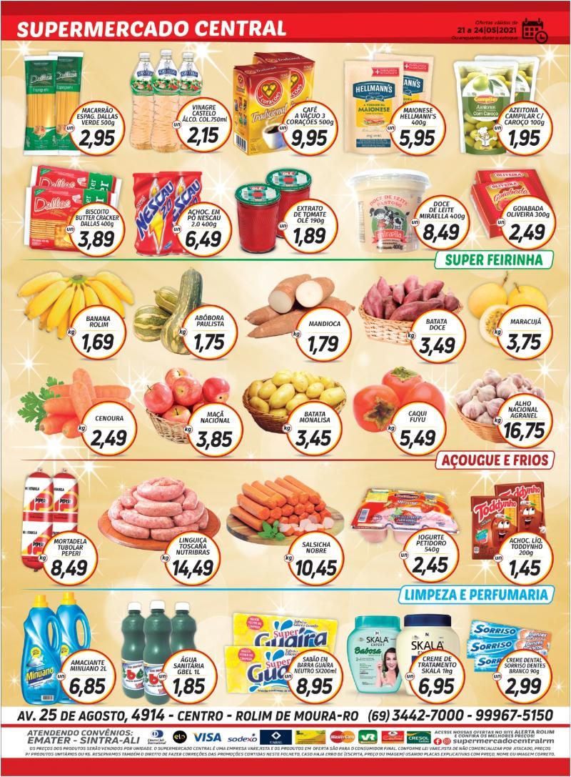 Promoção Supermercado Central, em Rolim de Moura Promoção Supermercado Central, em Rolim de Moura
