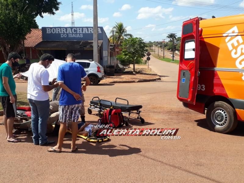 Em menos de uma semana, mais um condutor foge do local do acidente na Rua Jamari em Rolim de Moura Em menos de uma semana, mais um condutor foge do local do acidente na Rua Jamari em Rolim de Moura