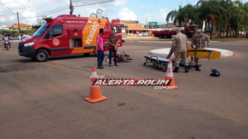 Em menos de uma semana, outro acidente de trânsito foi registrado no cruzamento das Avenidas Norte Sul e Recife, em Rolim de Moura Em menos de uma semana, outro acidente de trânsito foi registrado no cruzamento das Avenidas Norte Sul e Recife, em Rolim de Moura