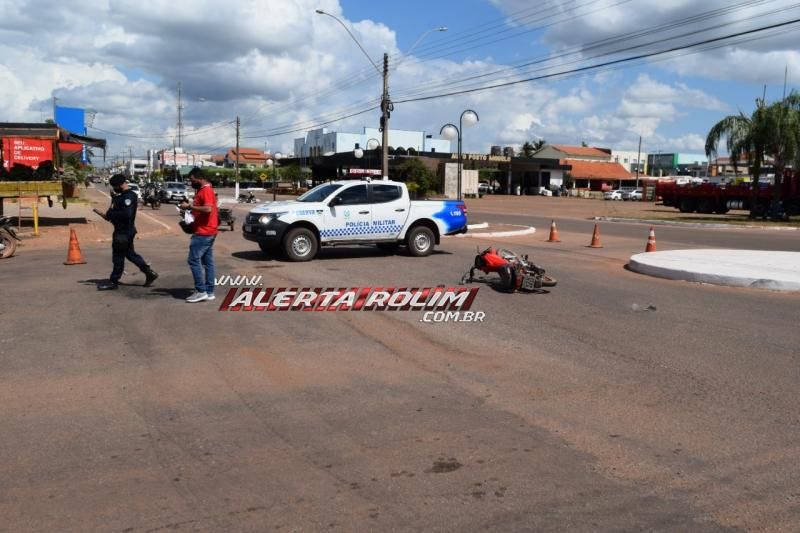 Em menos de uma semana, outro acidente de trânsito foi registrado no cruzamento das Avenidas Norte Sul e Recife, em Rolim de Moura Em menos de uma semana, outro acidente de trânsito foi registrado no cruzamento das Avenidas Norte Sul e Recife, em Rolim de Moura