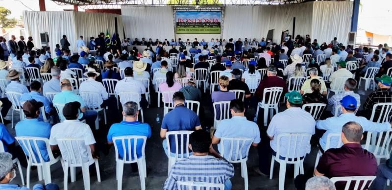 Lideranças do agronegócio e proprietários rurais de Rondônia se reúnem para discutir sobre invasões de propriedade e regularização fundiária Lideranças do agronegócio e proprietários rurais de Rondônia se reúnem para discutir sobre invasões de propriedade e regularização fundiária