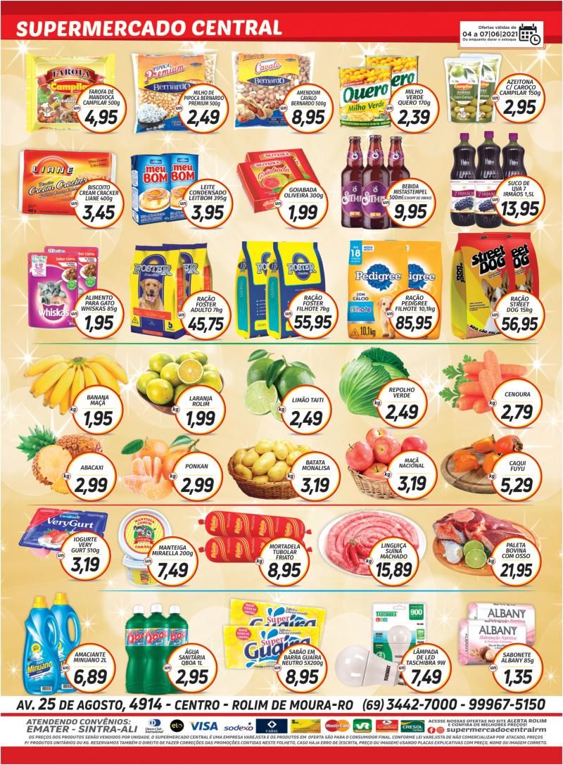 Ofertas Supermercado Central de Rolim de Moura Ofertas Supermercado Central de Rolim de Moura