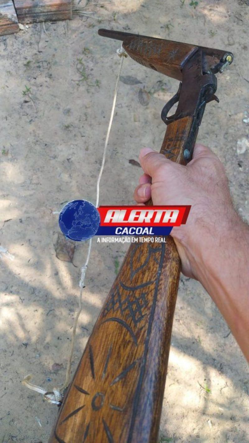 Polícia Militar desarticula fábrica caseira de armas de fogo em Cacoal Polícia Militar desarticula fábrica caseira de armas de fogo em Cacoal