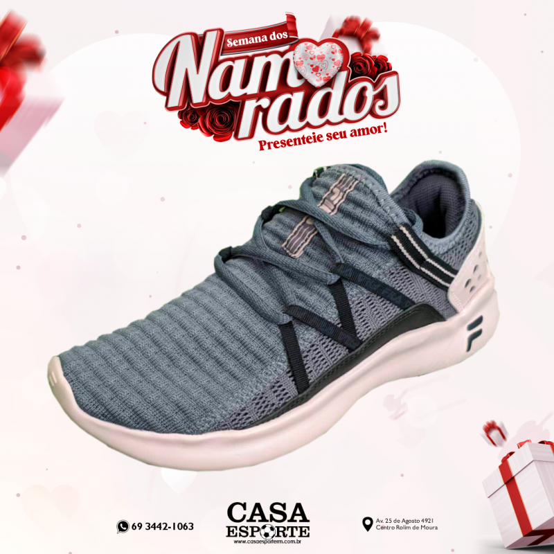 Presente com foco esportivo para o Dia dos Namorados você encontra na CASA ESPORTE em Rolim de Moura Presente com foco esportivo para o Dia dos Namorados você encontra na CASA ESPORTE em Rolim de Moura