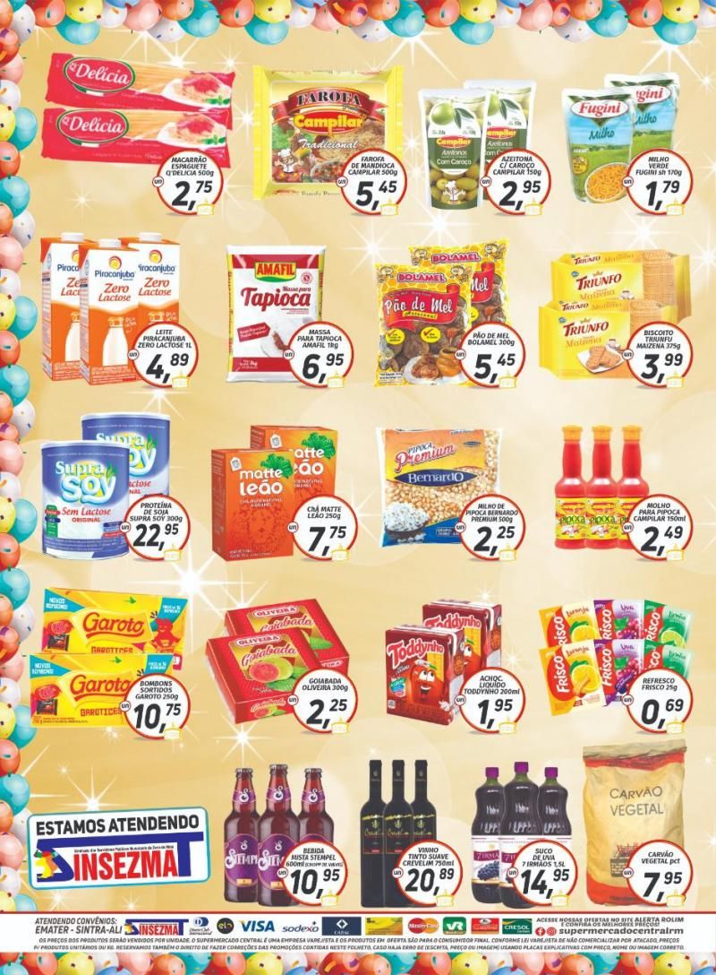 Promoção de 14 anos do Supermercado Central em Rolim de Moura Promoção de 14 anos do Supermercado Central em Rolim de Moura