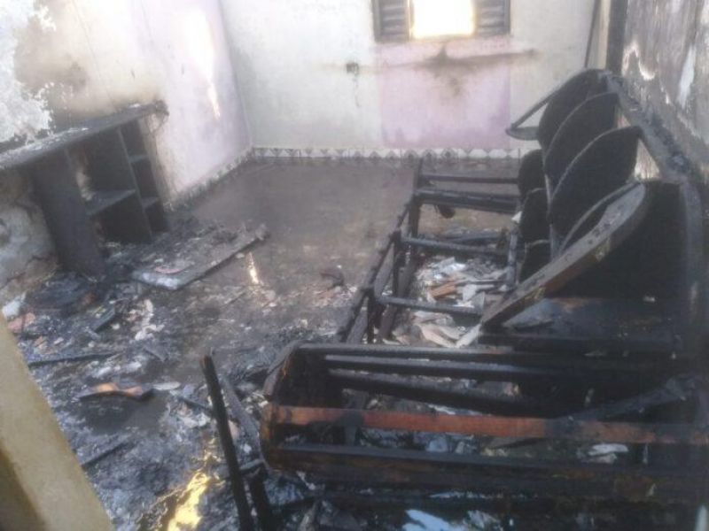 Tristeza - Criança de 03 anos morre carbonizada durante incêndio em residência, em Vilhena