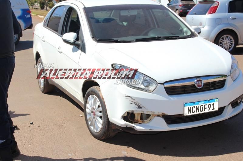 Acidente de trânsito envolvendo carro e moto foi registrado nesta manhã de terça-feira em Rolim de Moura Acidente de trânsito envolvendo carro e moto foi registrado nesta manhã de terça-feira em Rolim de Moura