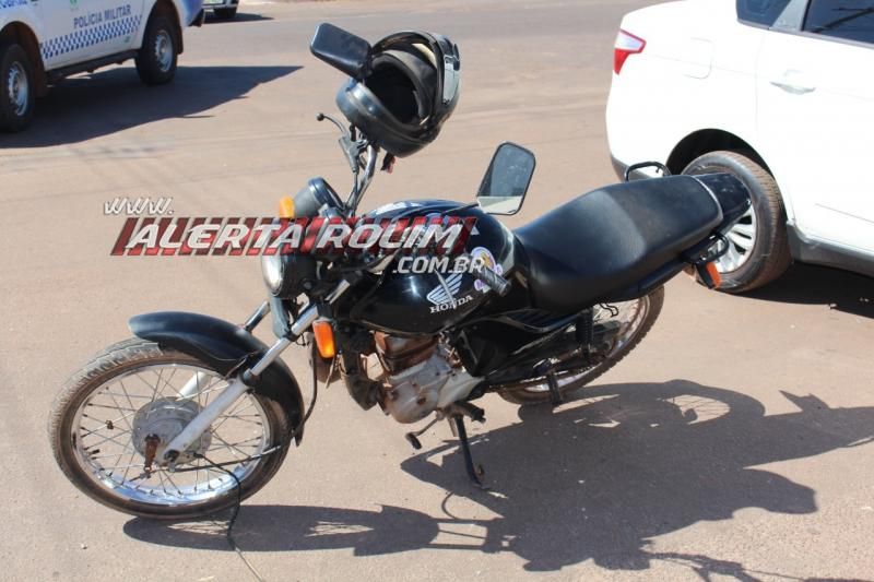 Acidente de trânsito envolvendo carro e moto foi registrado nesta manhã de terça-feira em Rolim de Moura Acidente de trânsito envolvendo carro e moto foi registrado nesta manhã de terça-feira em Rolim de Moura