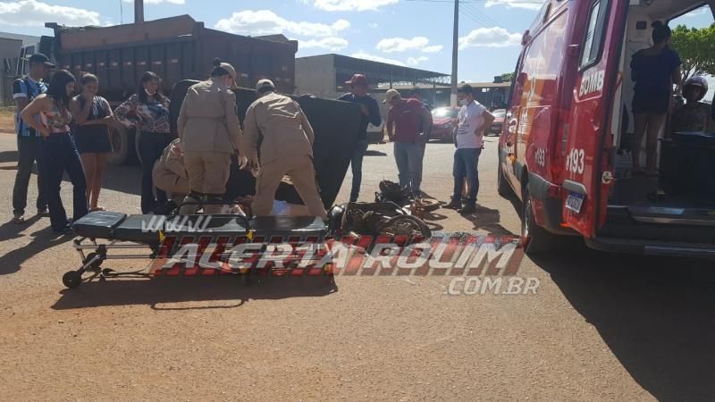 Grave acidente de trânsito foi registrado durante a tarde desta segunda-feira em Rolim de Moura Grave acidente de trânsito foi registrado durante a tarde desta segunda-feira em Rolim de Moura
