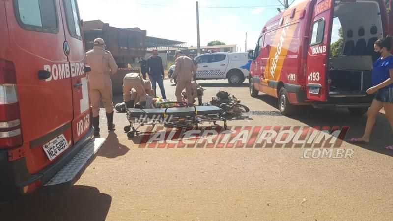 Grave acidente de trânsito foi registrado durante a tarde desta segunda-feira em Rolim de Moura Grave acidente de trânsito foi registrado durante a tarde desta segunda-feira em Rolim de Moura
