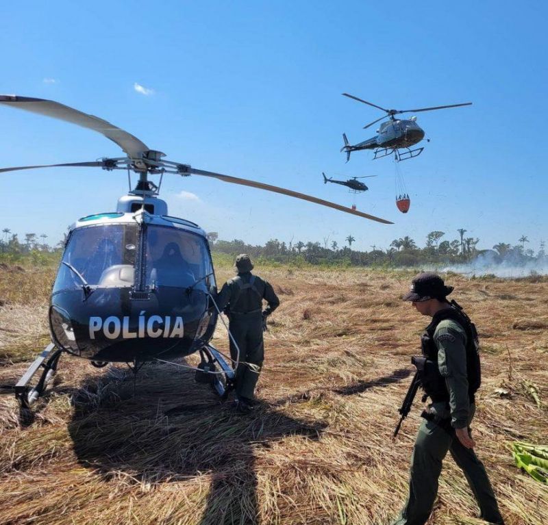 Núcleo de Operações Aéreas é destaque no reforço das ações de Segurança Pública de Rondônia