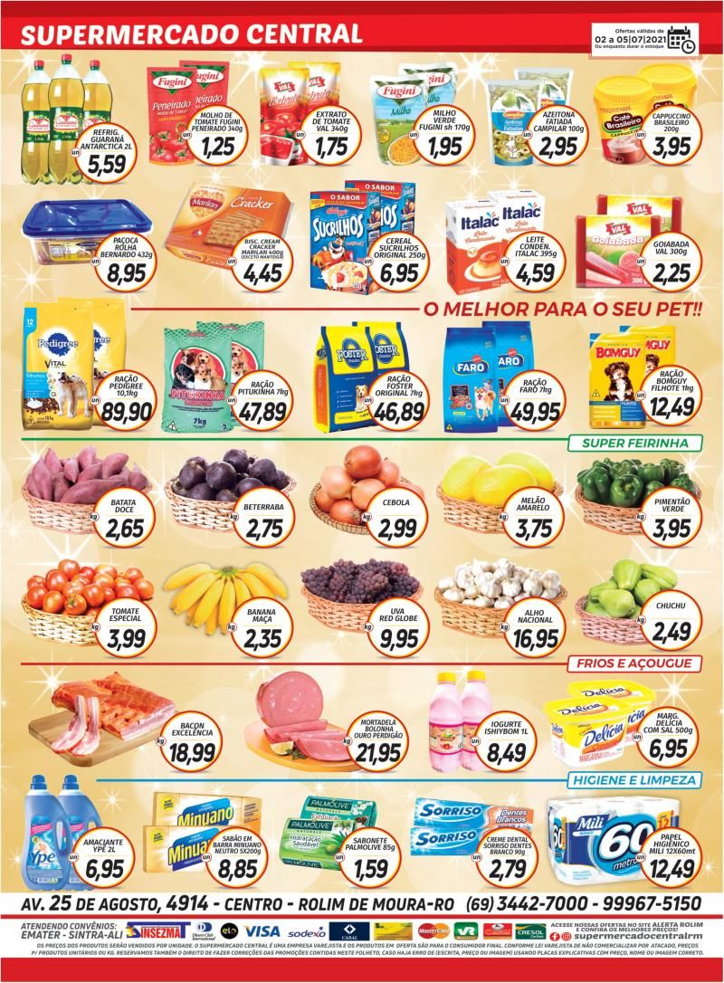Promoção Supermercado Central, em Rolim de Moura Promoção Supermercado Central, em Rolim de Moura